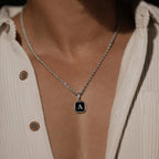 Initials Letter Pendant Necklace