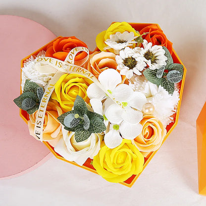 Heart Soap Roses