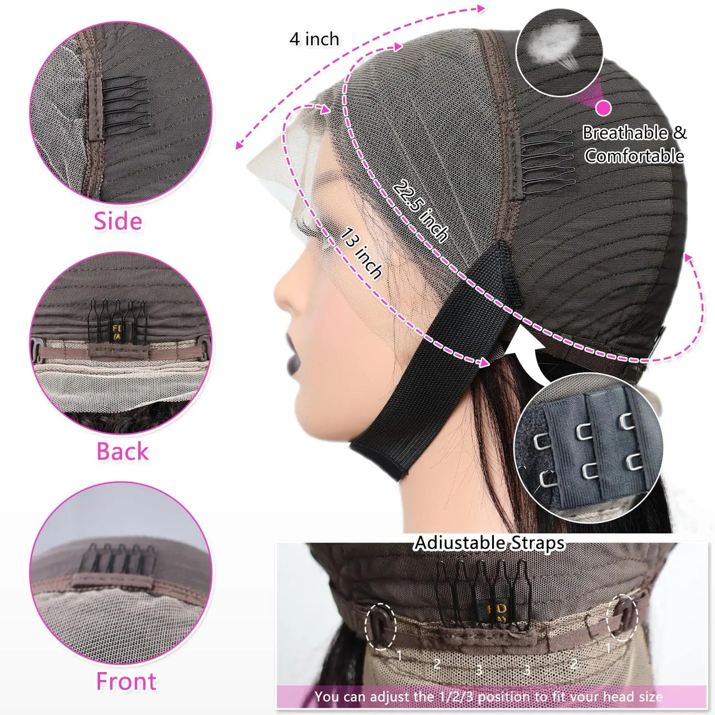 High Density Straight Human Hair Wigs