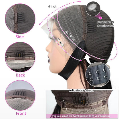 High Density Straight Human Hair Wigs