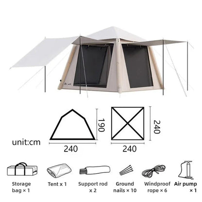 Outdoor Inflatable Sunshade Camping Tent