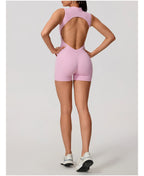 High Waist Scrunch Sports Jumpsuit