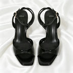 Ankle Strap High Heels Square