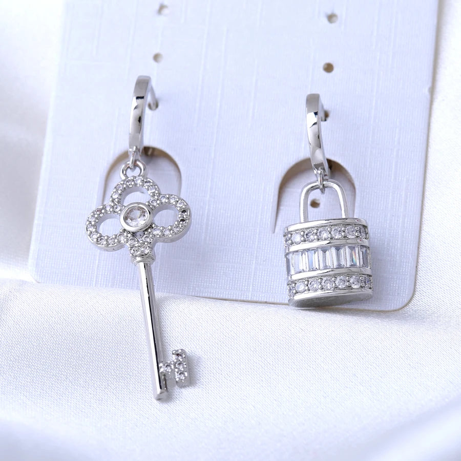 Key and Lock Earrings