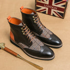 Leisure Leather High-Top Boots