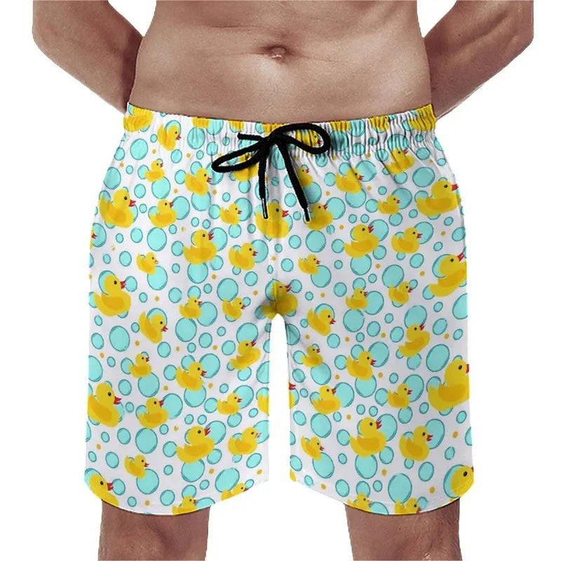 Funny Duck 3D Board Shorts