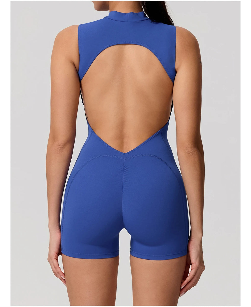 High Waist Scrunch Sports Jumpsuit