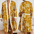 Leopard Robe 2Pcs Pajamas Bathrobe