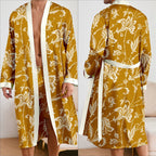 Leopard Robe 2Pcs Pajamas Bathrobe