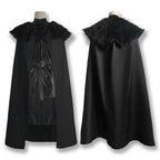Black Leather Cloak Costume Set
