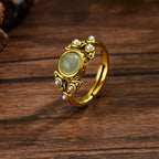 Retro Bohemian Copper Metal Pearl Jewelry Set