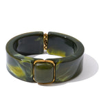 Acrylic Gold Bangle Set