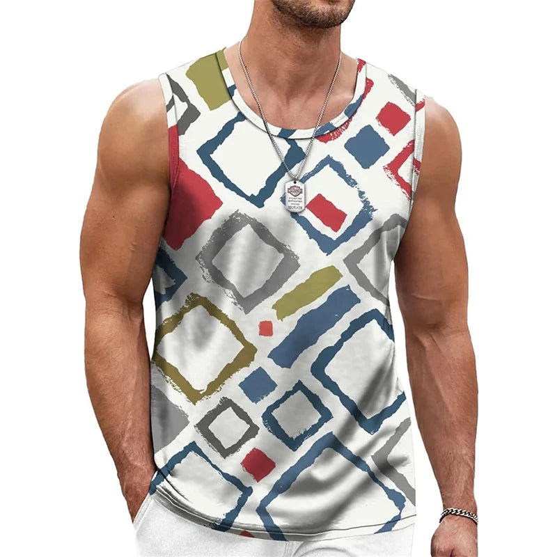 Retro Streetwear Graphic Tank Top