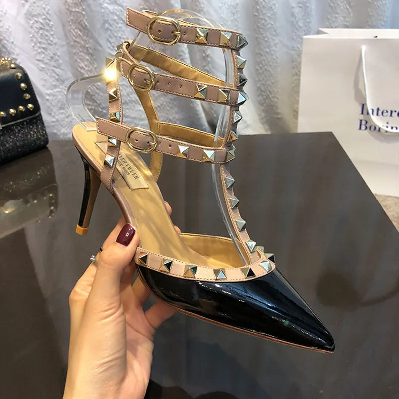 Lace-Up Ankle-Strap Sandals