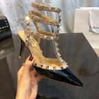 Lace-Up Ankle-Strap Sandals