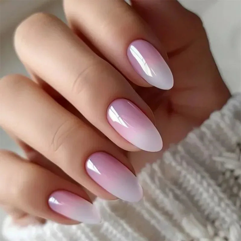 Mid-length Almond Fake Nail Tips