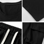 Multi-Pocket Cargo Pants T-Shirt Set