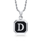 Initials Letter Pendant Necklace