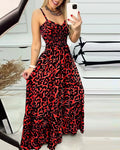Leopard Print T-shirt Dress
