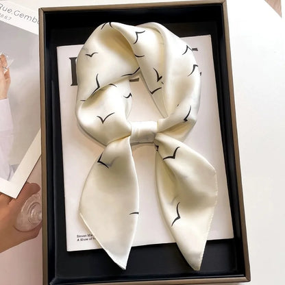 High-End Small Silk Scarf