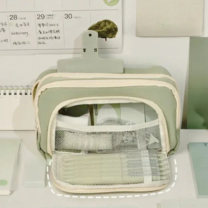 Large Capacity Zipper Pencil Case