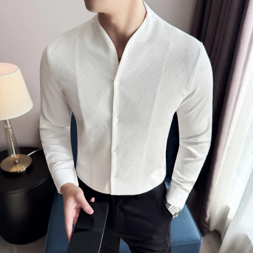 Slim Fit Printed Casual Shirt
