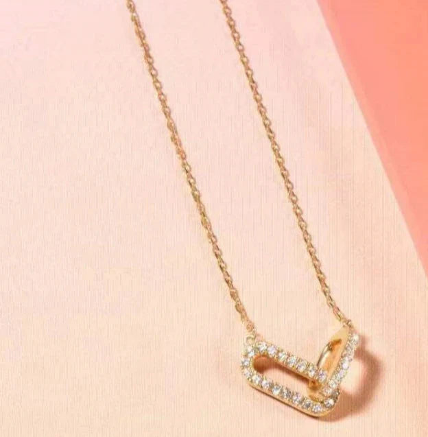 Smooth Interlocking Chain Necklace