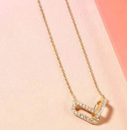 Smooth Interlocking Chain Necklace