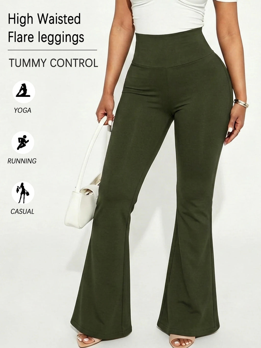 Super-Soft Bell-Bottom Yoga Leggings