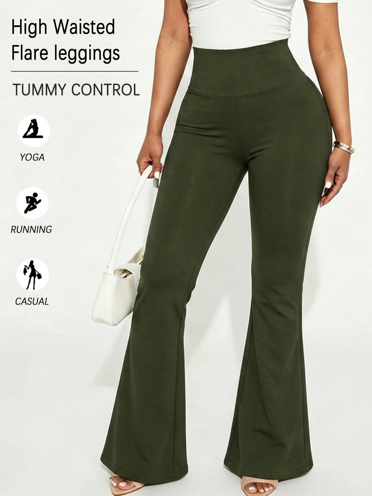 Super-Soft Bell-Bottom Yoga Leggings