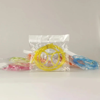 Funny Flexible Straw Glasses