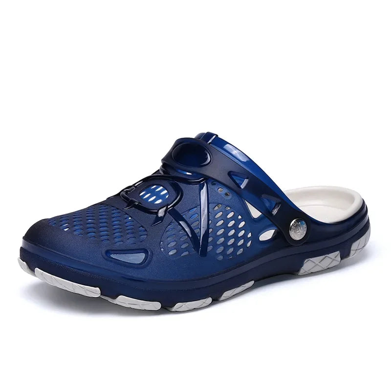 Cushioned Color-Block Sport Sandals