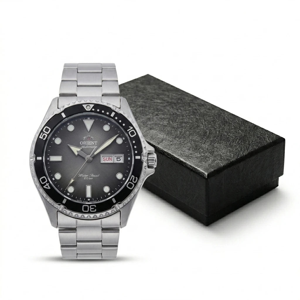 Orient 200M Steel Diving Watch