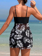 Printed Women's Tankini Swimsuit