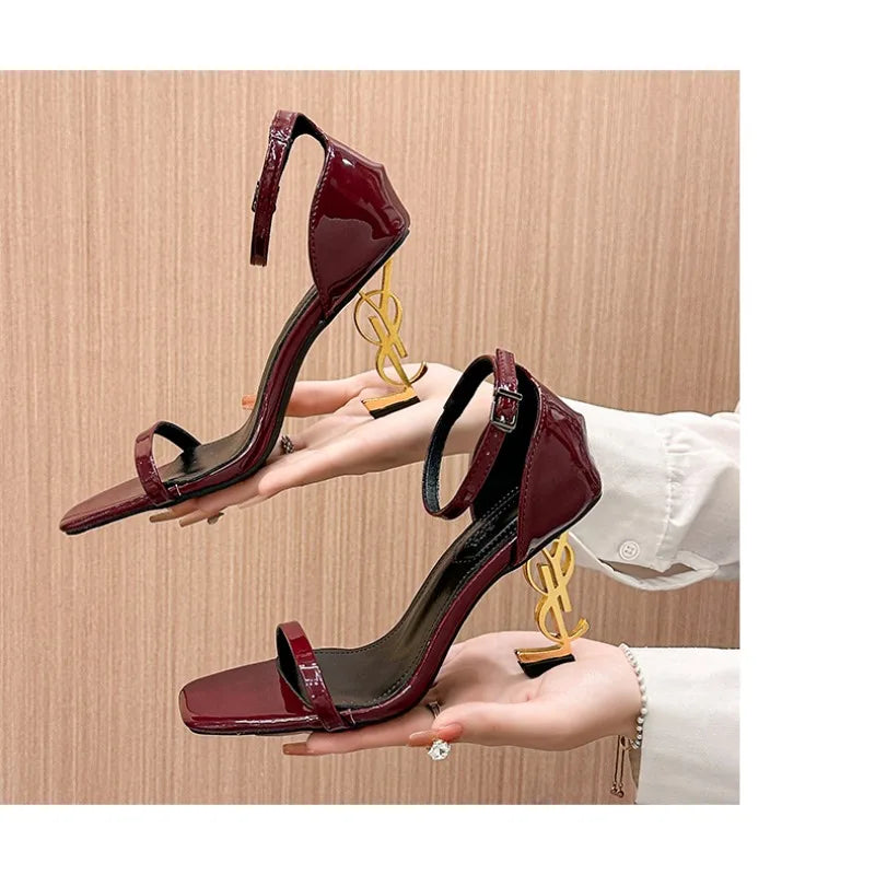 High Heel Open End Sandals