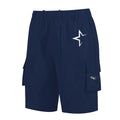 Quick-Dry Star Print Cargo Shorts