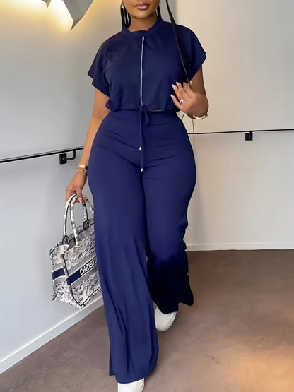 Summer Round Neck Top Set