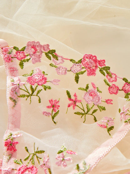 Delicate Floral Lingerie