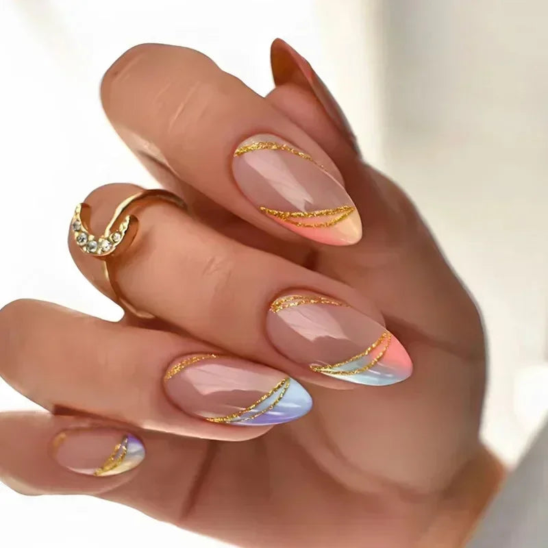 Finished False Nails Detachable Long