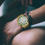 DITALING Rainbow Diamond Quartz Watch