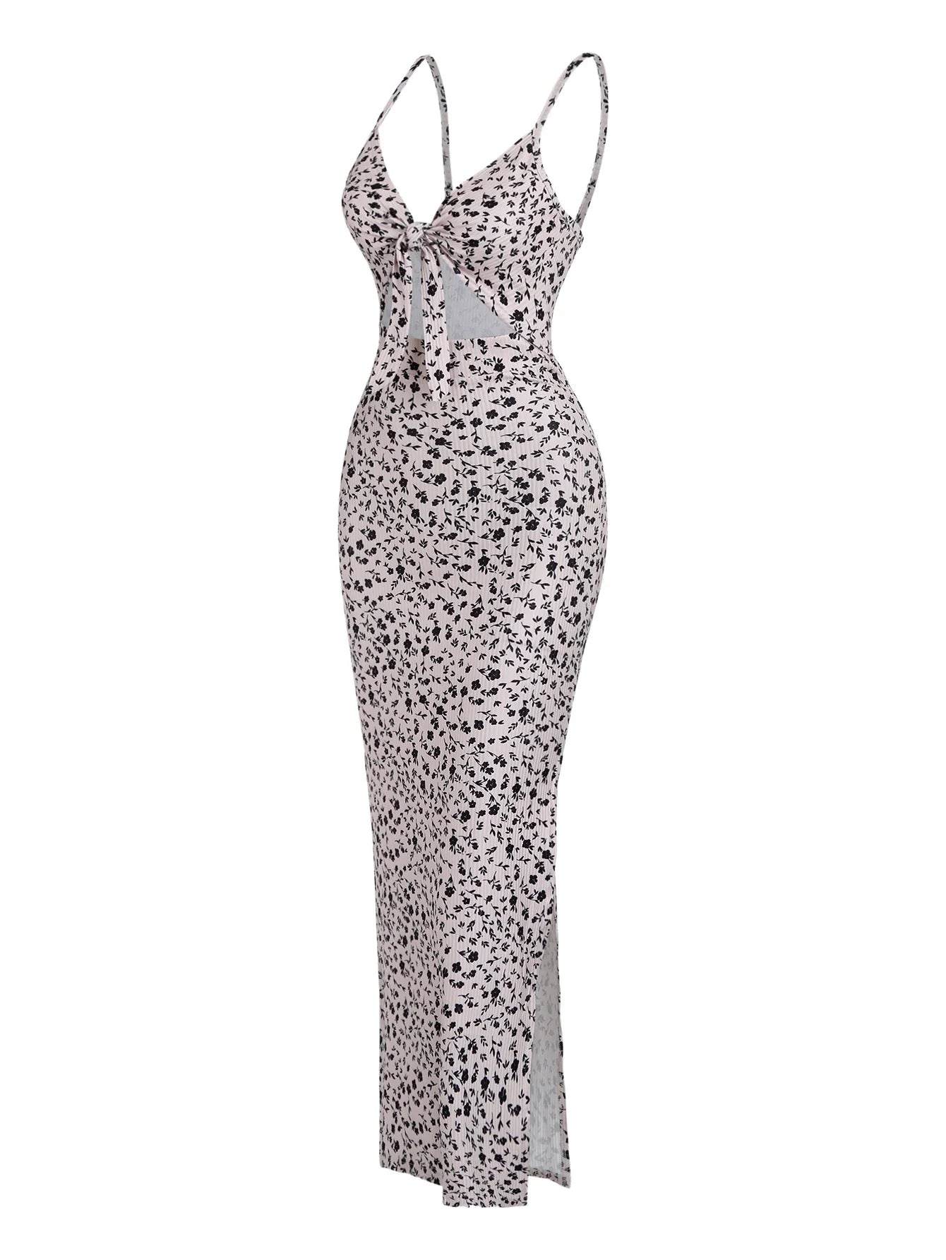 Summer Print Suspender Dress