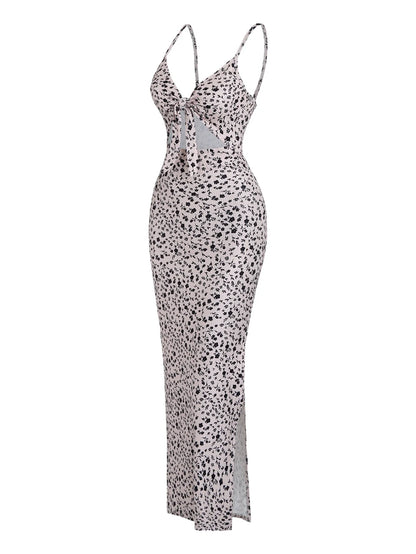 Summer Print Suspender Dress