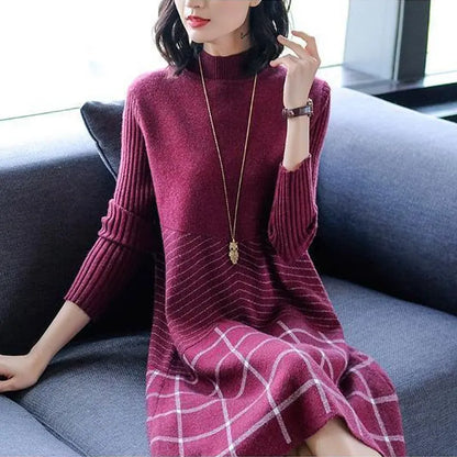 Autumn Winter Knitted Dress