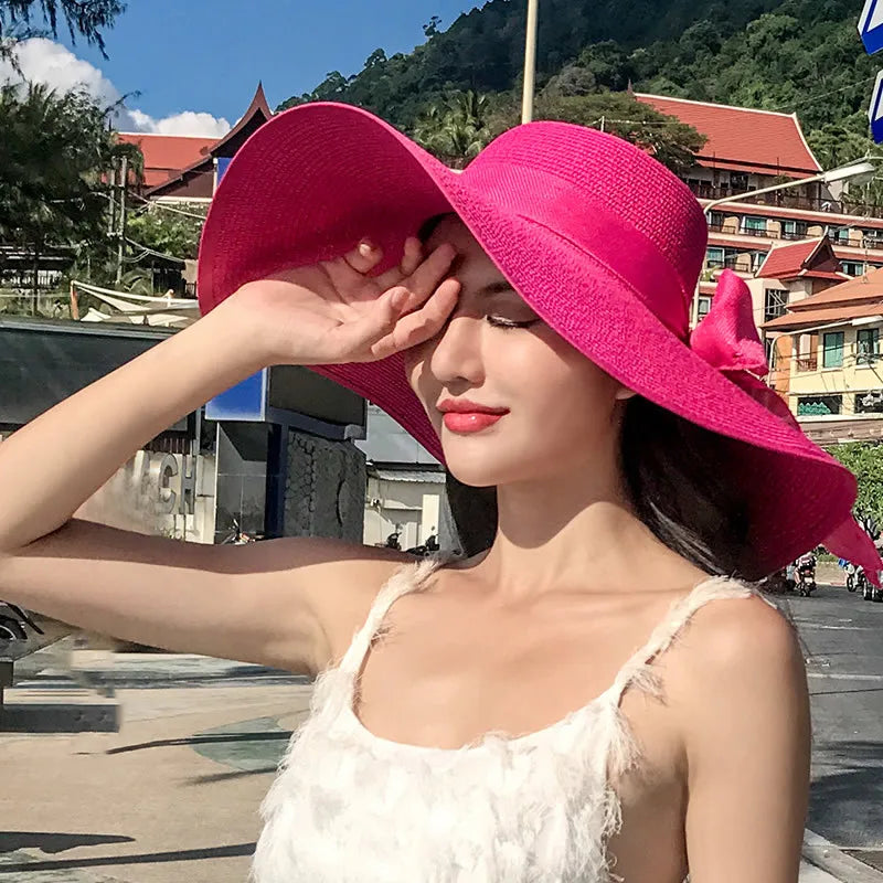 Foldable Summer Straw Hat