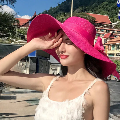 Foldable Summer Straw Hat