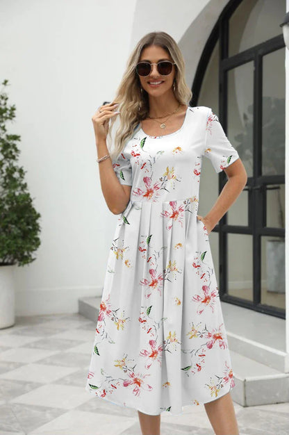 Chic Printed Summer Dress