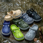 Crocodile Print House Clogs