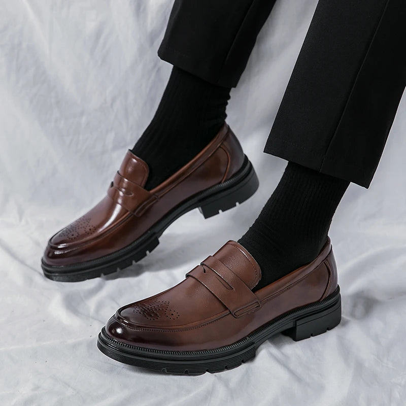 Breathable Career Leather Shoes