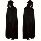 Black Grim Reaper Costume Cloak