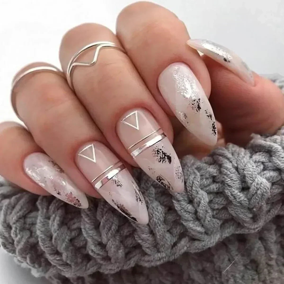Finished False Nails Detachable Long